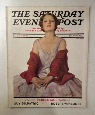 1933 July 22nd The Saturday Evening Post Magazine (SP1) - Image 1 of 2