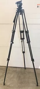Tiffen ProVista 6510 TALL 3-Section Aluminum Tripod w/V10 Fluid Video Head - Picture 1 of 5