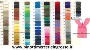 CERNIERE LAMPO INVISIBILI CM.60 -CONF DA 5 PEZZI- CHIUSURE ZIPPERS ALTA QUALITA' - Picture 1 of 103