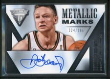 2013-14 DETLEF SCHREMPF 224/299 AUTO PANINI TITANIUM METALLIC MARKS AUTOGRAPHS