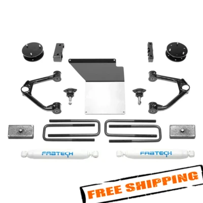 Fabtech 4"x1.5" Front & Rear Suspension Lift Kit for 07-13 Chevy Silverado 1500 Foto 1 de 2
