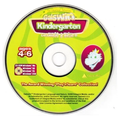 Galswin: Kindergarten: Language & Nature (Ages 4-6) PC-CD, 2001 - NEW in SLEEVE - Image 1 of 3