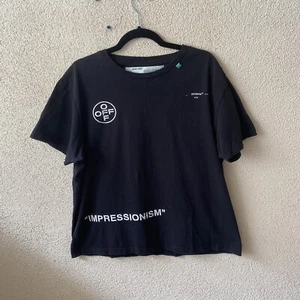 Off White Virgil Abloh Herren Top Impressionismus T-Shirt schwarz Größe Medium - Bild 1 von 11