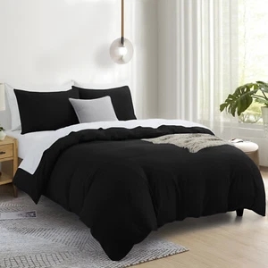 3 Piece Duvet Cover Set 1800 Series Hotel Quality Ultra Soft Cover for Comforter - Picture 1 of 74