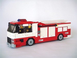 camion bomberos lego instrucciones