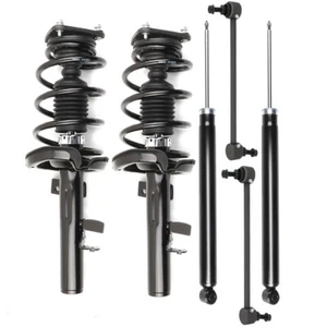 Front Struts Rear Shocks For 12-13 Ford Focus w/ Coil Spring Sway Bars Link 6pc - Picture 1 of 5