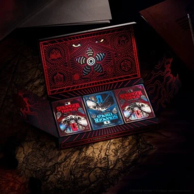 Stranger Things-Spielkarten Boxset (3 Decks) Theory11 limitierte Auflage Neu/OVP
