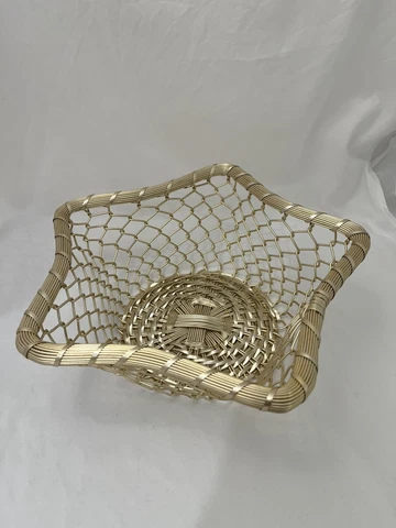 Basket Gold Star Basket Made In India Wire Metal Large 12” Cover