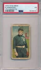 1910 T212 OBAK - FLANNAGAN, 175 SUBJECTS - PSA 1 PR (SVSC) FRESHLY GRADED!