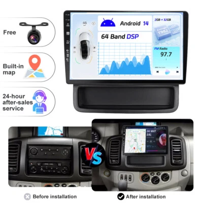 32G Autoradio Android 14 Per Opel Vivaro A Renault Trafic 2010-2014 Carplay 2DIN - Immagine 1 di 4