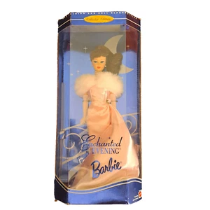 Barbie Bambola 1995 Serata Incantata Bruna Mattel #15407 Edizione da Collezione Nuova - Foto 1 di 7