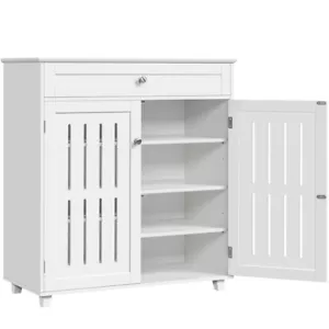 Schuhschrank 4-Stufiger Schuhregal Schuständer Schuhablage Schuhkommode Weiß - Bild 1 von 12