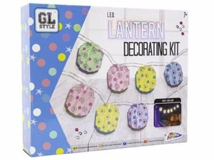 Lanterna di carta LED stile Grafix kit decorazione da appendere camera da letto design ragazze 7+ - Foto 1 di 3