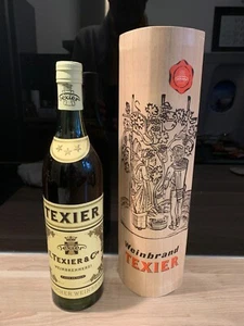 VINTAGE: E. Texier Weinbrennerei, 0,7 l Flasche, m. org. Umkarton, mind. 1980er - Bild 1 von 11