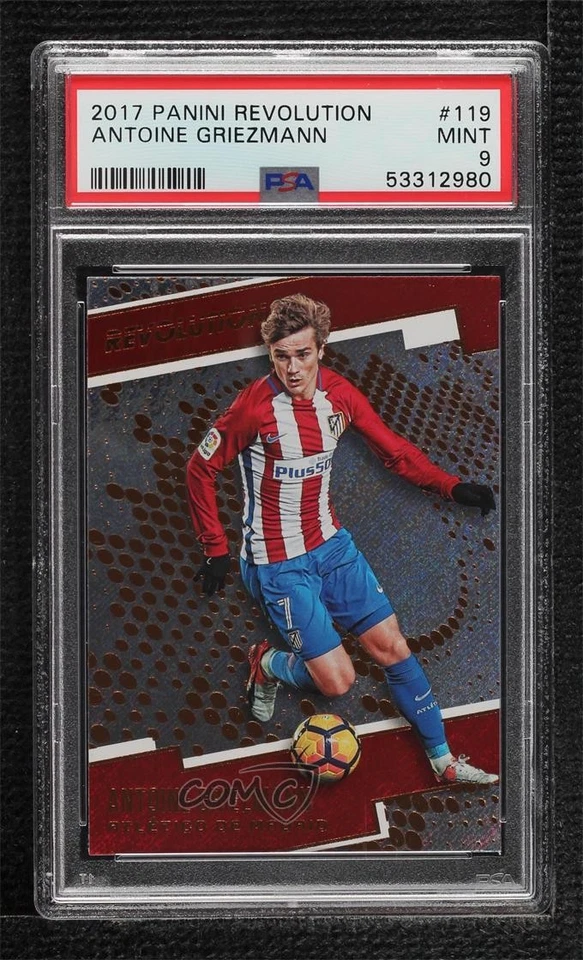 Panini Revolution 2017 Antoine Griezmann #119 PSA 9 como nuevo Foto 1 de 2