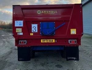 MARSHALL QM14 14.5 Tonne Tandem Axle Grain Trailer, Year 2014 - Picture 1 of 8
