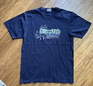 Vintage Levi Silvertab Tshirt 1990s Rare Gr. Medium Navy Graphic Print - Bild 1 von 4