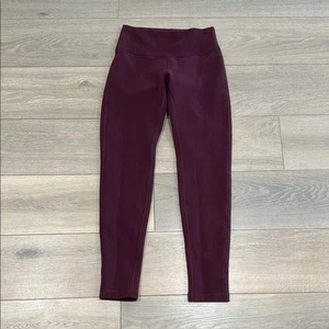 LULULEMON Dark Adobe Wunder Lounge Cotton Fleece Active Cozy Comfy Pants Size 4 - Picture 1 of 13
