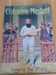 Colman's Mustard Blech Werbeschild - Bild 1 von 5