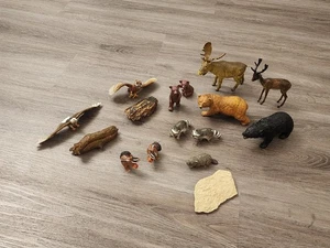 AAA Hartgummi Vintage Waldtiere - Bild 1 von 7