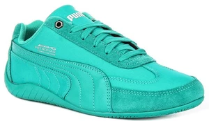 Puma Mercedes Speedcat Metallic Racing Womens Trainers In Teal UK 3 - 5 - Picture 1 of 6