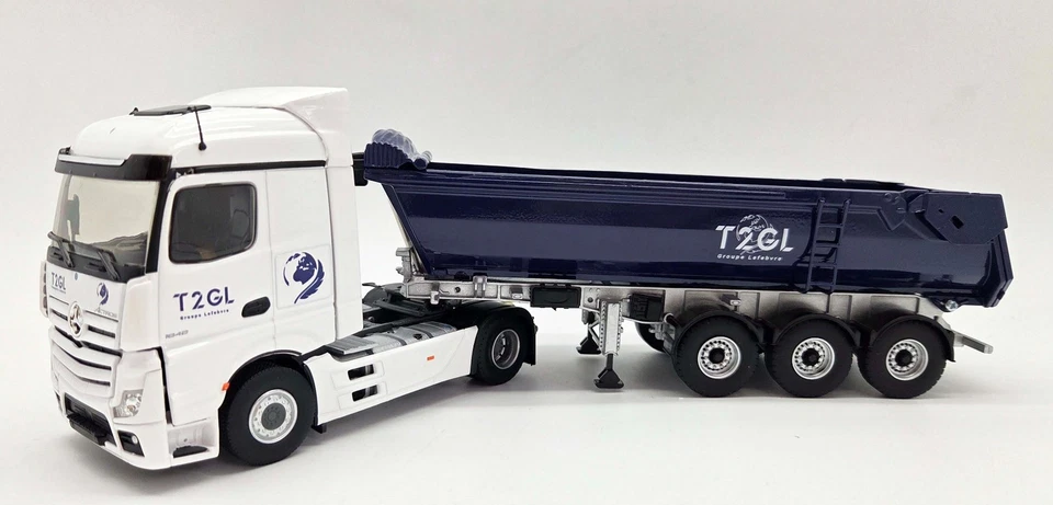 ELIGOR,MERCEDES-BENZ Actros 5 4x2 with 3-axle T2GL construction tipper, 1/43,... - Image 1 of 1