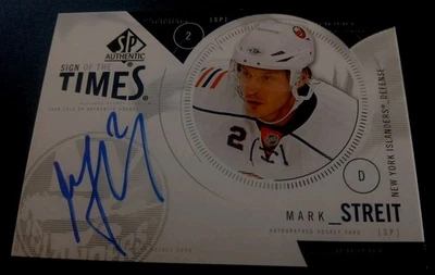 2009-10 SP Authentic Sign Of The Times Mark Streit Card# ST-MS - Image 1 of 2