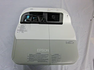 EPSON BRIGHTLINK 485WI WXGA 3LCD PROJECTOR 2000-3000 HOURS BUNDLE - Picture 1 of 6