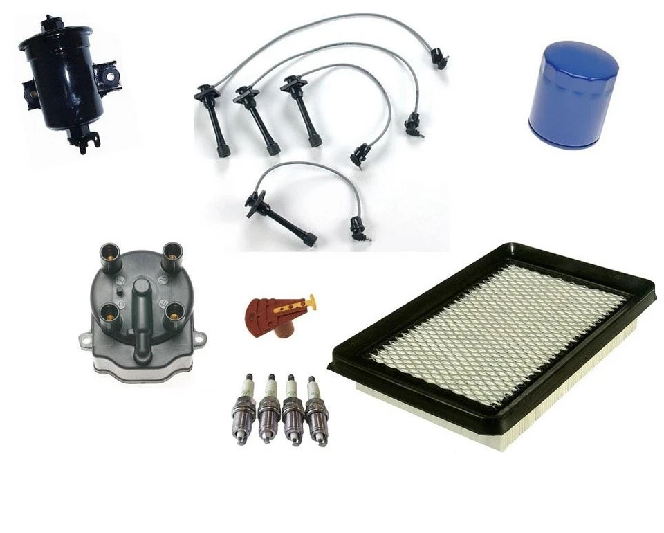 Bujía Cables de encendido Tapa Rotor Aire Aceite Gas Filtro Bujías para 93-97 GEO Prizm Foto 1 de 4