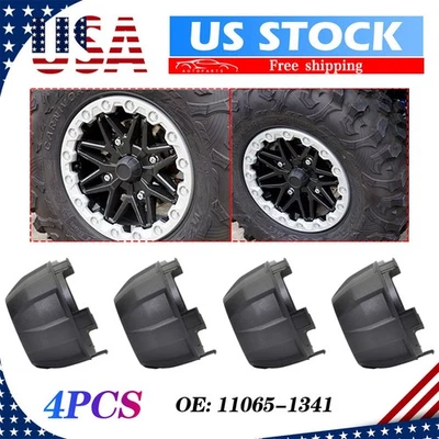 Tapacubos central de rueda negra 11065-1341 4 piezas para Kawasaki Teryx Krx 1000 2020-2021 Foto 1 de 4