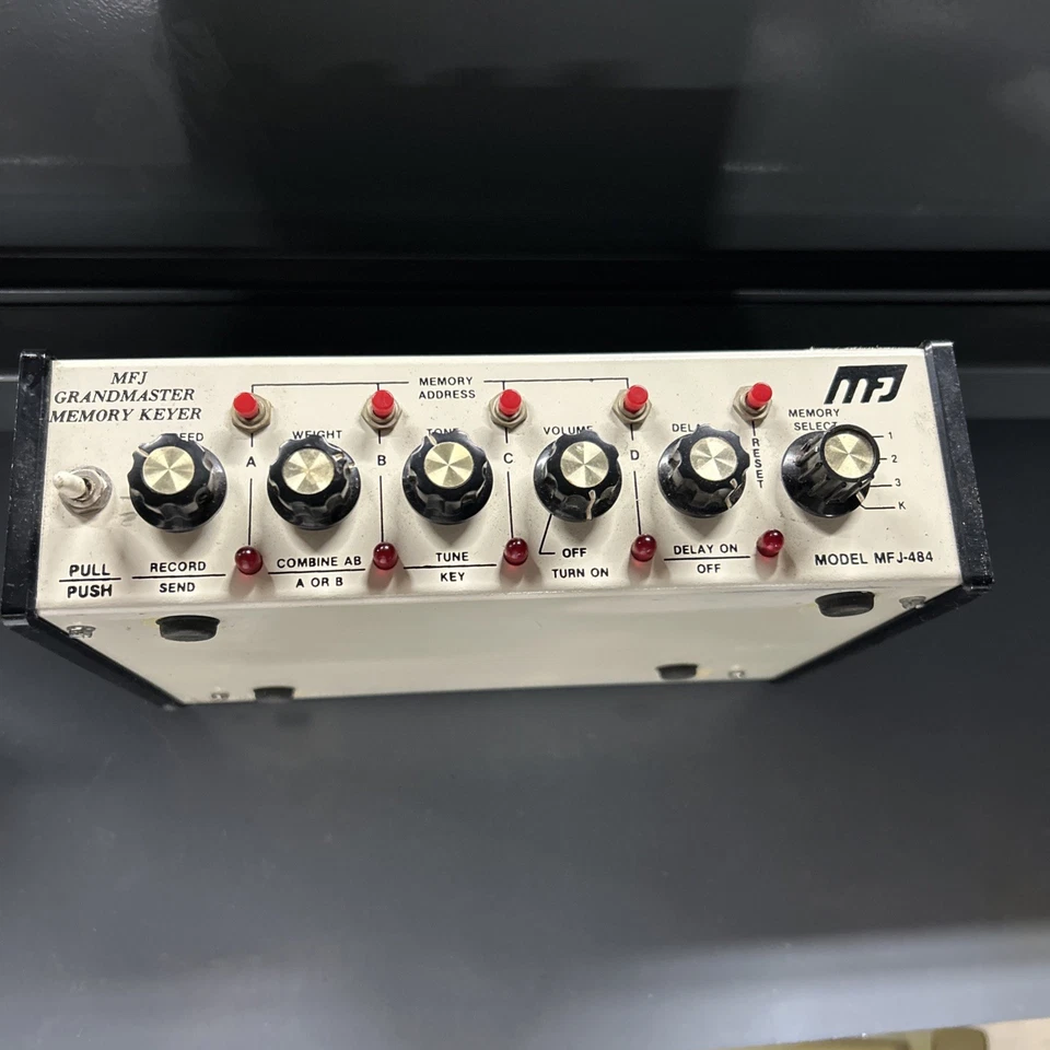 USED  MFJ -484 Grandmaster Memory Keyer Ham Radio CW Morse Code - DX Contesting - Image 1 of 4