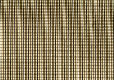 Braemore Fabric Brown Beige Slate Check Drapery Upholstery  - Image 1 of 2