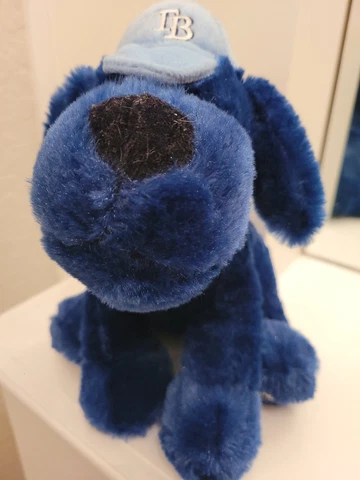 TAMPA BAY RAYS Baseball Dog Souvenir 10" Plush Stuffed Forever Collectibles Cover