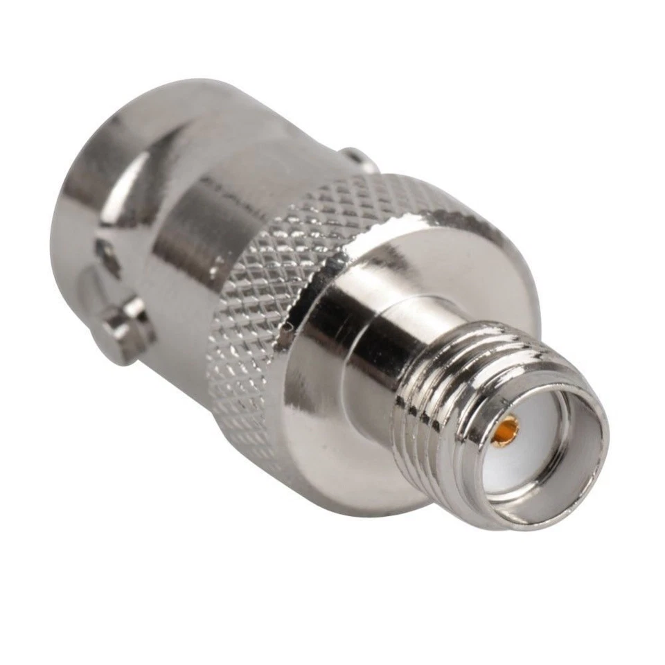 SMA Female to BNC Female RF Adapter Antenna Connector Baofeng UV5R BF-888S - Image 1 of 4