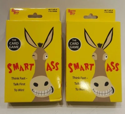 University Games Smart Ass Tuck Box Card Game - Ages 12+ | 2+ players, Set of 2 - Image 1 of 4