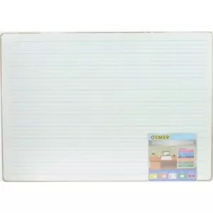 A3 MAGNETIC MDF WHITEBOARD ONE SIDE DOTTED THIRDS ONE SIDE PLAIN - Picture 1 of 1