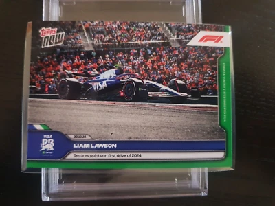 Topps Now F1 2024 #63 Liam Lawson - Secures points on first drive of 2024 - Image 1 of 4