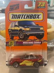 Mustang Cobra Matchbox Street Cruisers Serie 73/75 - Rojo 1998 - Imagen 1 de 1