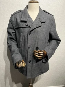 Apt 9 SZ L Men’s Gray Chevron Wool blend Jacket - Picture 1 of 7