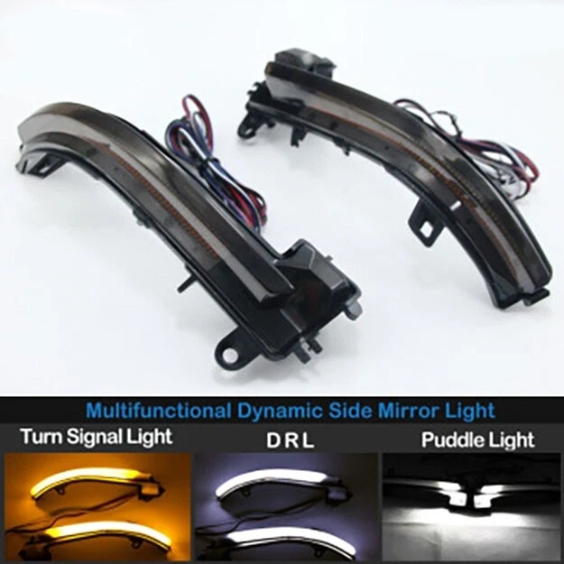 Multifunction Sequential LED Side Mirror Turn Signal Lights fits BMW - Image 1 of 1