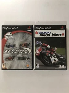 F1 Formula One 2001 Suzuki Super-bikes II 2 Riding Challenge PlayStation 2 CIB - Picture 1 of 5