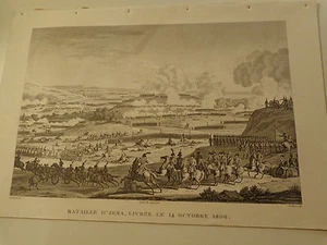 BATAILLE D'JENA 1806 Campagnes des français sous l'Empire Napoléon IENA  - Picture 1 of 1
