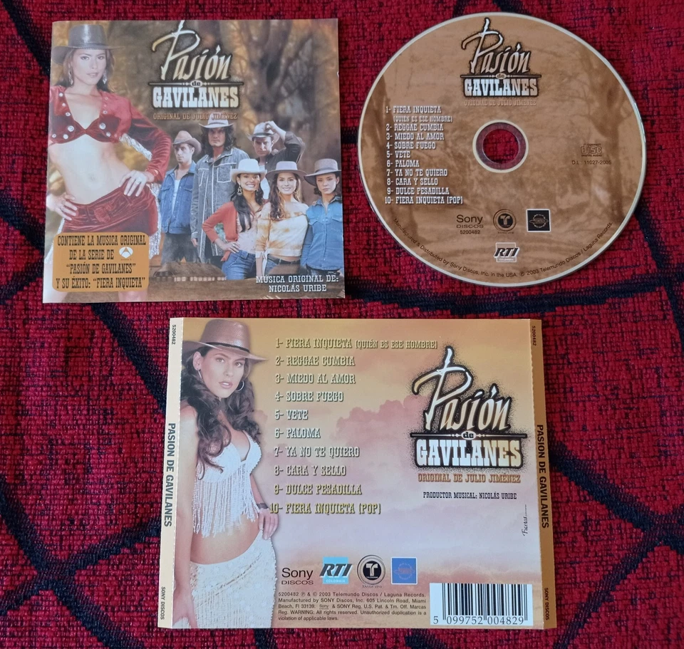 PASION DE GAVILANES ** TV Soundtrack ** ORIGINAL 2003 USA CD - Image 1 of 1