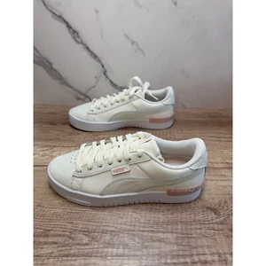 Puma Jada Jr Sneakers Leather Casual Shoes Youth Kids Size 6.5C - Picture 1 of 5
