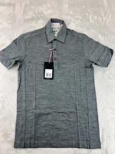 Rapha Polo Shirt Mens Small Gray NEW Solid MERINO Wool Cycling Performance - Picture 1 of 11