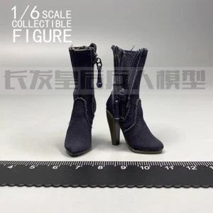 1/6 Scale Rine's Pointed Toe High Heels With Zip Model For 12" Figure Body - Picture 1 of 3