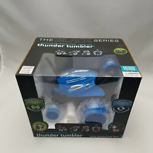 Black Series Thunder Tumbler Remote Control Rally 360 Spinning Car Blue 27 MHz - Bild 1 von 5
