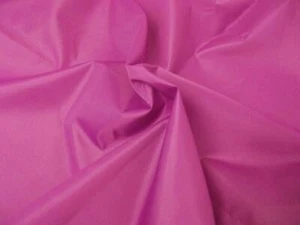 Waterproof 4oz NYLON Fabric Material PU Coated - CERISE PINK - Picture 1 of 1