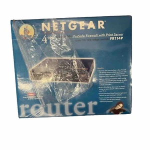 Netgear FR114P 100 Mbps 4-Port 10/100 Wireless Router (FR114PNA) - Picture 1 of 2