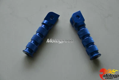 CNC Front Footpegs Footrests Foot Pegs For Honda VFR750F VFR800 VTR1000F Blue - Imagem 1 de 3